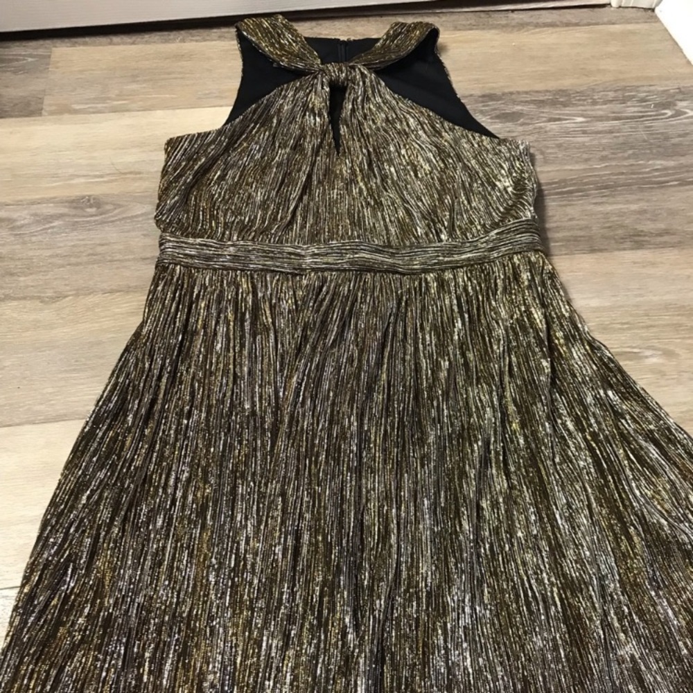 Cocktail Dress, Sparkly Fun Dress, Gold & Silver, NYE outfit, glam dress size 6